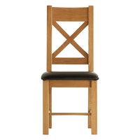 Oakham Ladder Back Wooden Dining Chair with Seat Pad