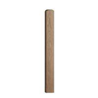 Oak Pre-Drilled Newel Base (W)90mm (L)615mm