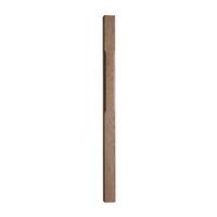 oak stop chamfered newel post w90mm l1500mm