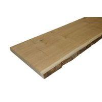 oak waney edge furniture board l1800mm w300mm t25mm