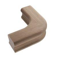 Oak Level Quarter Turn (L)173mm (H)56mm (W)173mm