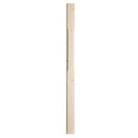 oak stop chamfered half newel post w41mm l1500mm