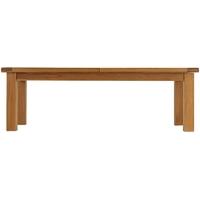 Oakley Rustic Dining Table - 2.4m Extending with Metal Runner