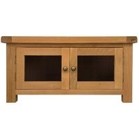 Oakley Rustic TV Unit - Standard with Glass Doors