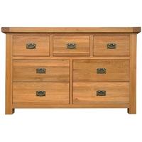 Oakley Rustic Chest of Drawer - 3 Over 4 Drawer