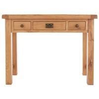 oakley rustic dressing table 3 drawer