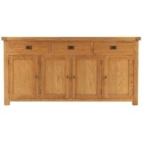 Oakley Rustic Sideboard - 4 Door