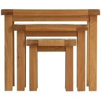 Oakley Rustic Nest of 3 Tables