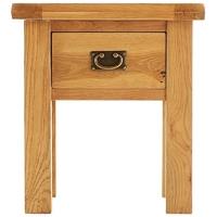 Oakley Rustic Lamp Table with Drawer