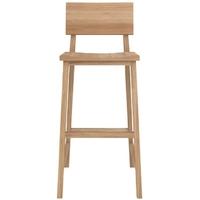 Oak N4 High Bar Stool