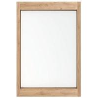 Oak Light Frame Small Mirror