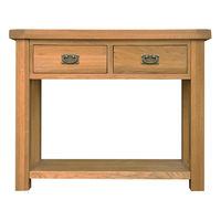 oakham occasional 2 drawer console table