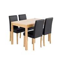 Oakham Dining Table and 4 Mia Chairs