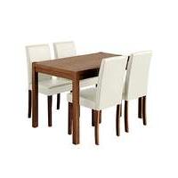 Oakham Dining Table and 4 Mia Chairs