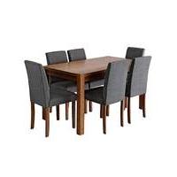 Oakham Rectangular Table 6 Mia Chairs