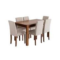 Oakham Rectangular Table 6 Mia Chairs