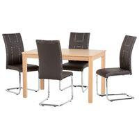 Oakmere 4 Seater Dining Set with Premiere A2 Dining Chairs