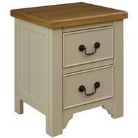 oakleigh 2 drawer bedside