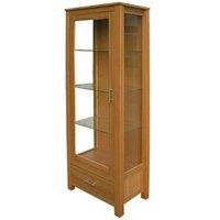 oakridge oak veneer display unit