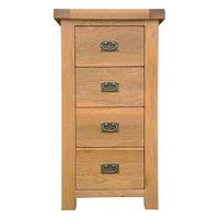 Oakham 4 Drawer Narrow Chest