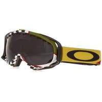 oakley crowbar snow goggle flight series thunder bolt dark grey