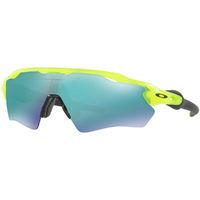 Oakley Radar EV XS Path Uranium w/Jade Iridium Yellow/Gre Performance Sunglasses