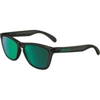 oakley frogskin oo 9013 11 black inkjade iridium polarized