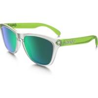 oakley frogskins colorblock collection oo9013 b455 matte clearjade iri ...