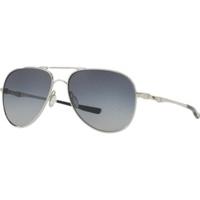 Oakley Elmont OO4119-0258 (polished chrome/grey gradient polarized)