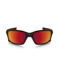 Oakley Straightlink Polarized Sunglasses - Polished Black/Torch Iridium