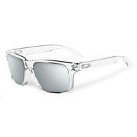 Oakley Holbrook Clear Sunglasses with Chrome Iridium Lens