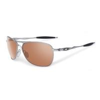 Oakley Crosshair Chrome Sunglasses with VR28 Black Iridium Lens