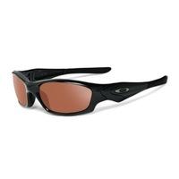 oakley straight jacket polished black sunglasses with vr28 black iridi ...