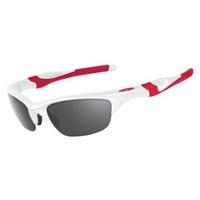 Oakley Half Jacket 2.0 Polished White Sunglasses with Black Iridium Lens