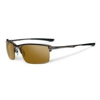 Oakley Wiretrap Tungsten Sunglasses with Tungsten Iridium Polarized Lens