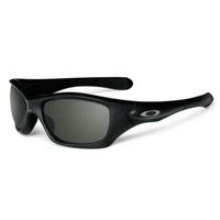 Oakley Pit Bull Matte Black Sunglasses with Warm Grey Lens