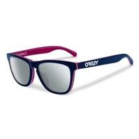 Oakley Frogskins LX Navy Sunglasses with Chrome Iridium Lens