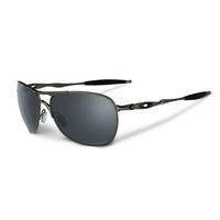 Oakley TI Crosshair Pewter Sunglasses with Black Iridium Polarized Lens