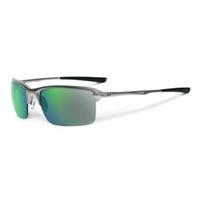 Oakley Wiretrap Light Sunglasses with Emerald Iridium Polarized Lens
