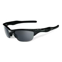 Oakley Half Jacket 2.0 Polished Black Sunglasses with Black Iridium Polarized Lens