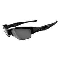 oakley flak jacket jet black sunglasses with black iridium polarized l ...