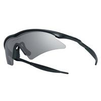 Oakley M Frame Sweep Matte Black Sunglasses with Grey Lens