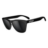 Oakley Frogskins LX Polished Black Sunglasses with Black Iridium Polarized Lens