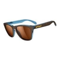 oakley frogskins lx tortoise blue sunglasses with bronze polarized len ...