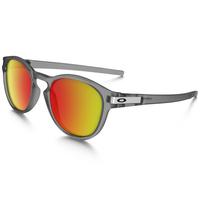 Oakley Latch Sunglasses - Ruby Iridium Lens | Grey