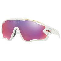 Oakley Jawbreaker TDF Sunglasses - Prizm Road Lens | White