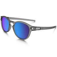 Oakley Latch Sunglasses - Sapphire Iridium Polarized Lens | Grey