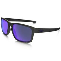 Oakley Sliver Sunglasses - Violet Iridium Polarized Lens | Matt Black