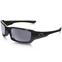 oakley fives squared sunglasses grey lens black