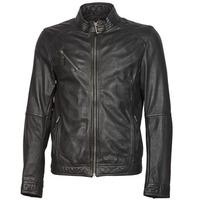 oakwood 60574 mens leather jacket in black